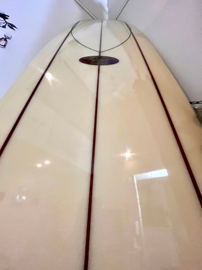 希少:ドナルド・タカヤマ本人シェイプ DT-1 ゴールドディケール　9’1″