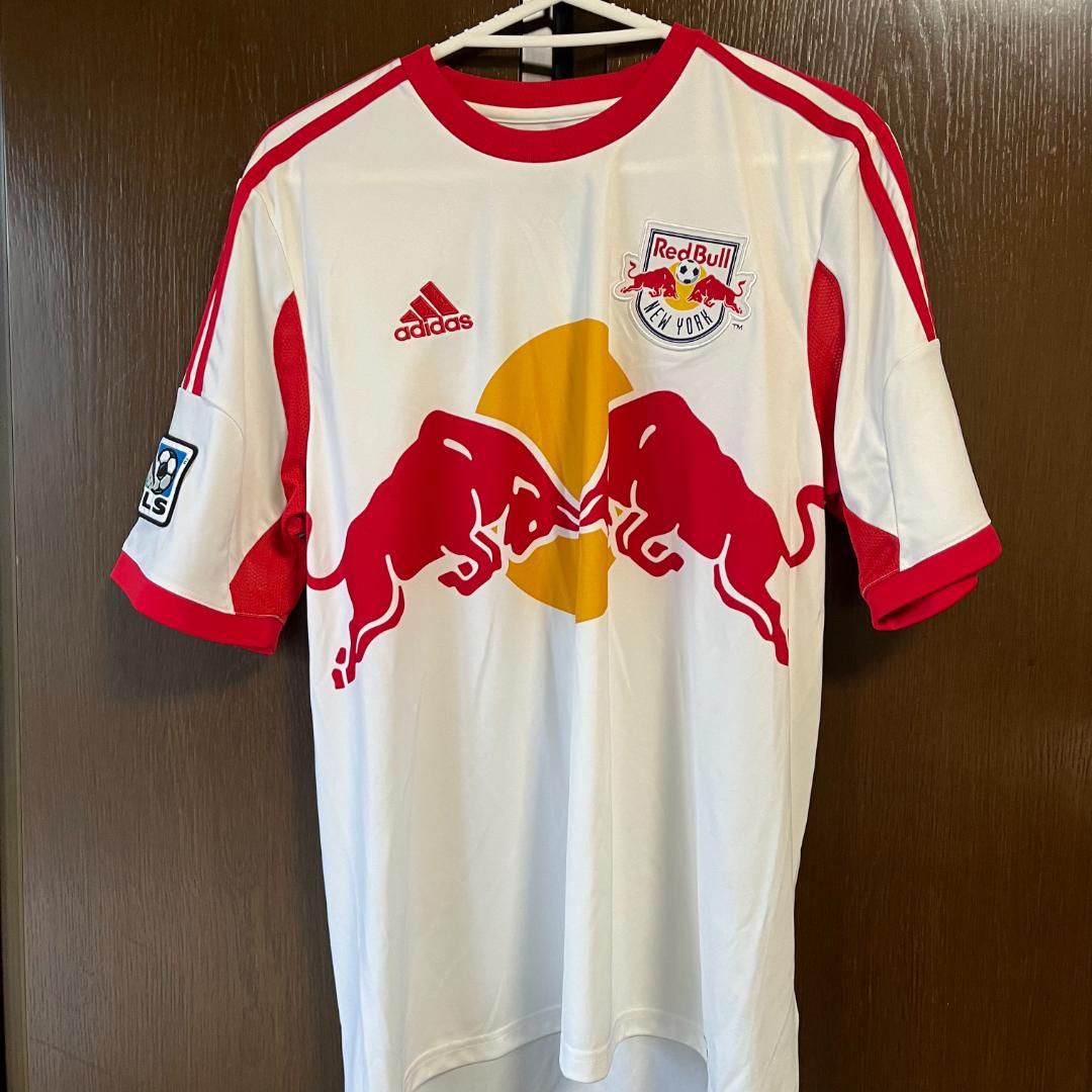 Red Bull New York サッカーシャツ ホワイト/レッド