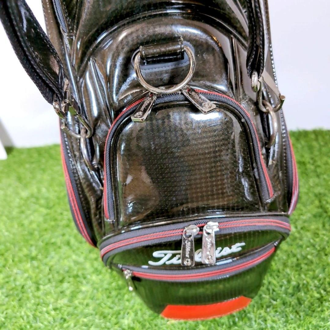 Titleist タイトリスト 3点式 エナメル ゴルフ キャディバッグ