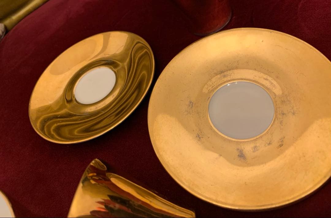 アンティーク　BAVARIA ドイツ製　カップ&ソーサー　ミルクピッチャー