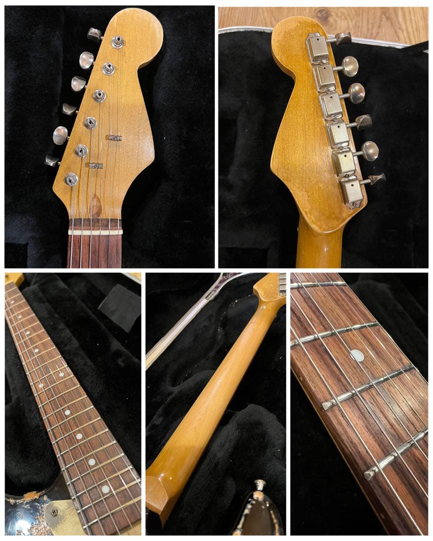 ハードレリック 60sストラトタイプ アルニコ5 PU/オイルコンデンサーBLK