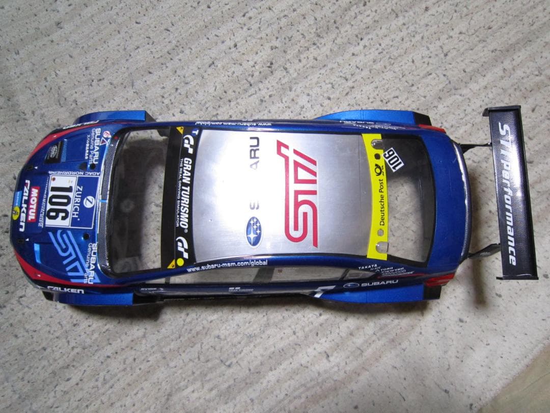 こんにちわんこそば専用　1/10 SUBARU BRZ GT300 R/Cカバー