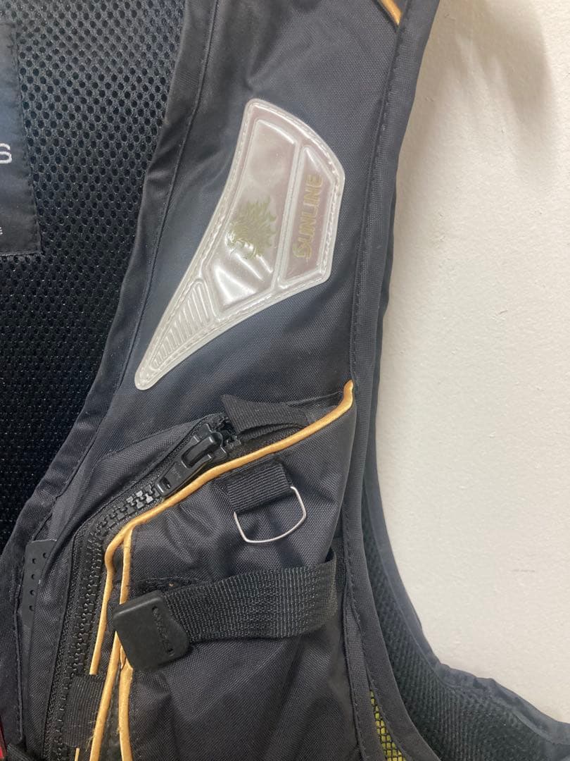 STATUS ライフジャケット Lサイズ 黒/金