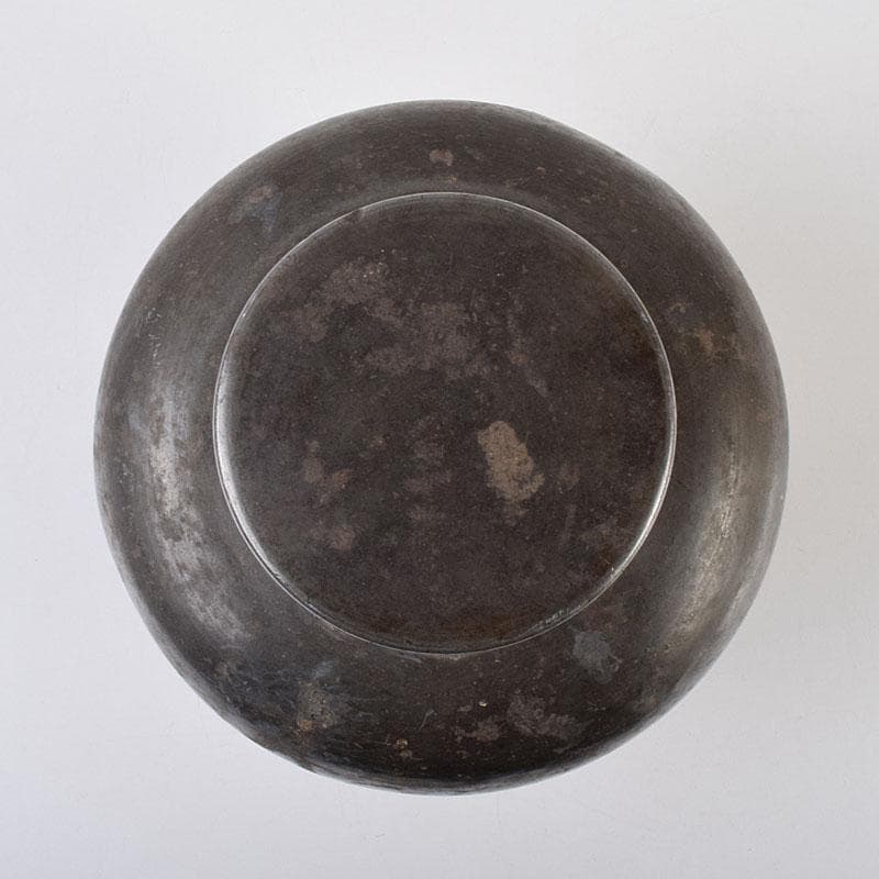 古錫　御錫屋天下一美作守造　大茶壷　茶心壷　 重さ約2296g　K　R9295