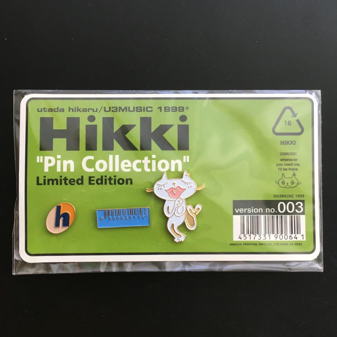 宇多田ヒカル ヒッキー ピンバッジ 003