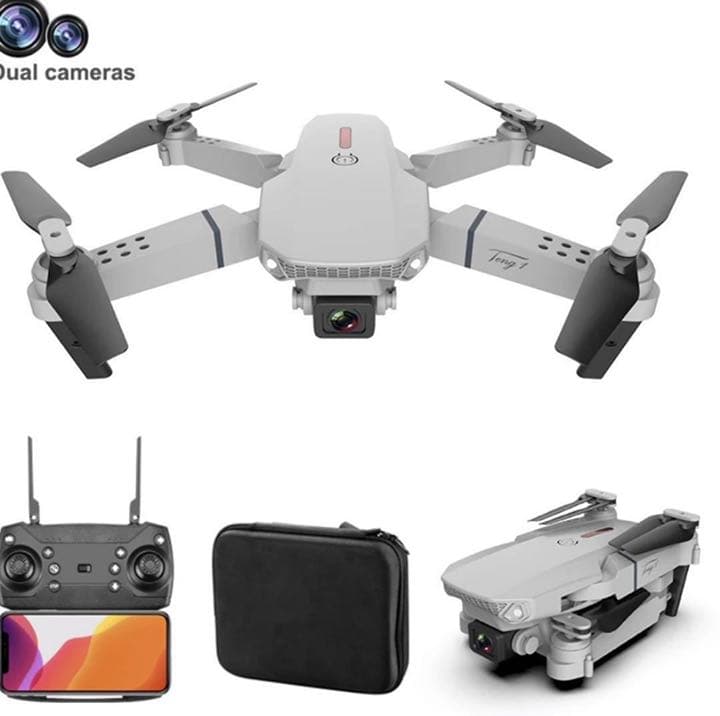 ドローン　グレー　収納ケース付き