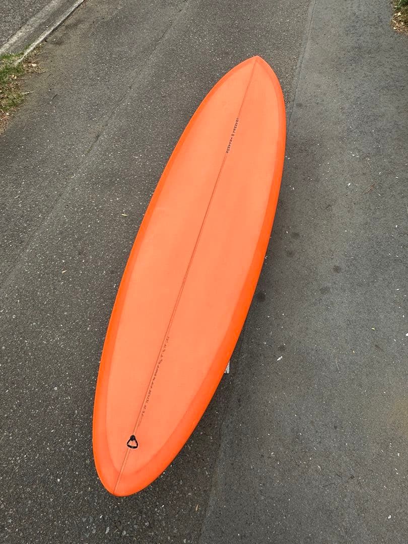 CI Mid 7’2\"専用フィン、ケース付き　配送OK 湘南エリア手渡しも可能