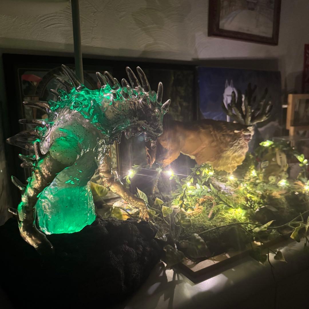 ✨超希少　ジブリ もののけ姫 デイダラボッチ オルゴール ライト　完動品✨