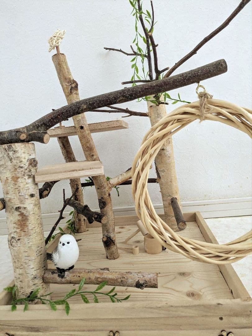 バードアスレチック　白樺の森テラス　バードトイ　餅つきセット付き