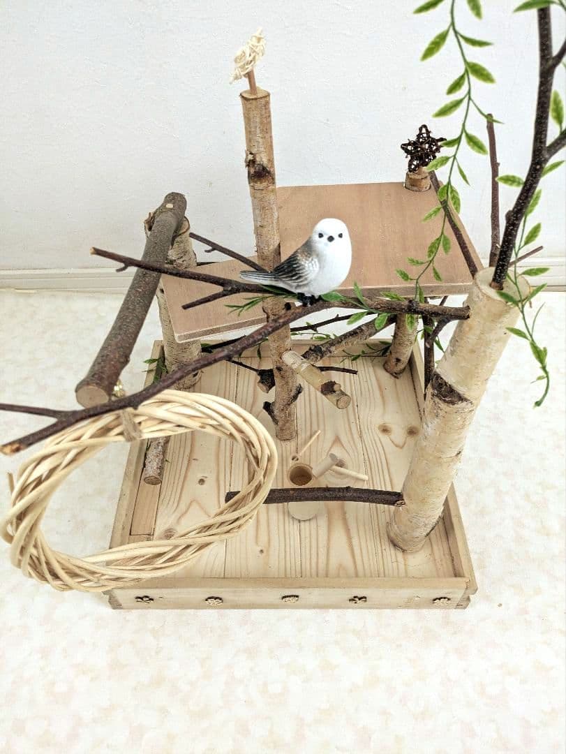 バードアスレチック　白樺の森テラス　バードトイ　餅つきセット付き