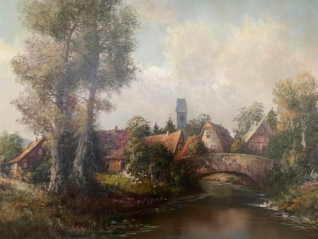 絵画　アンティーク　油彩画