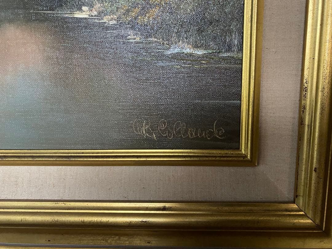 絵画　アンティーク　油彩画