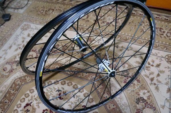マビック キシリウムＳＲチューブラーホイール前後 mavic KSYRIUM