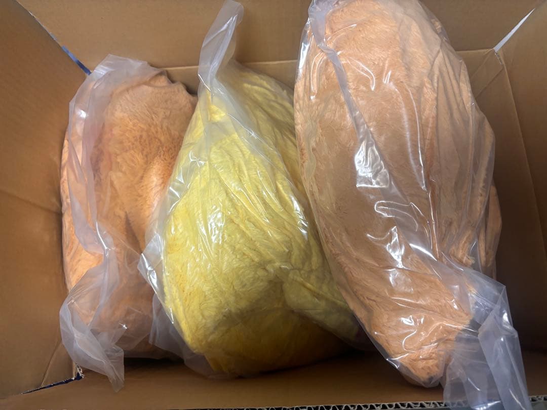 【計３点】超でっかい！ ふわふわエビ天＆エビフライ 145cmぬいぐるみ