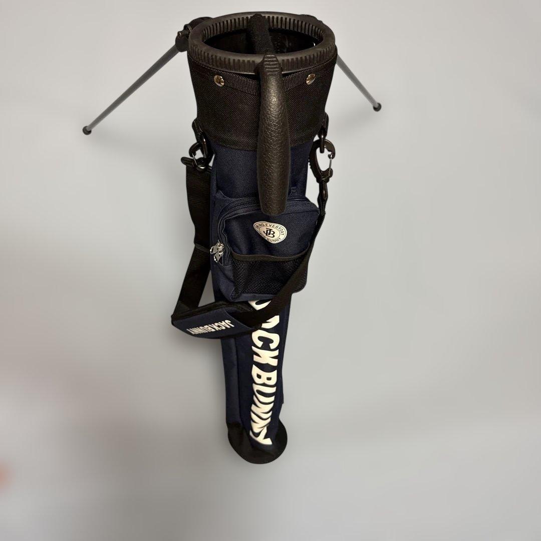 ★人気のJACK BUNNY ゴルフセルフスタンドクラブケース　ネイビーカラー