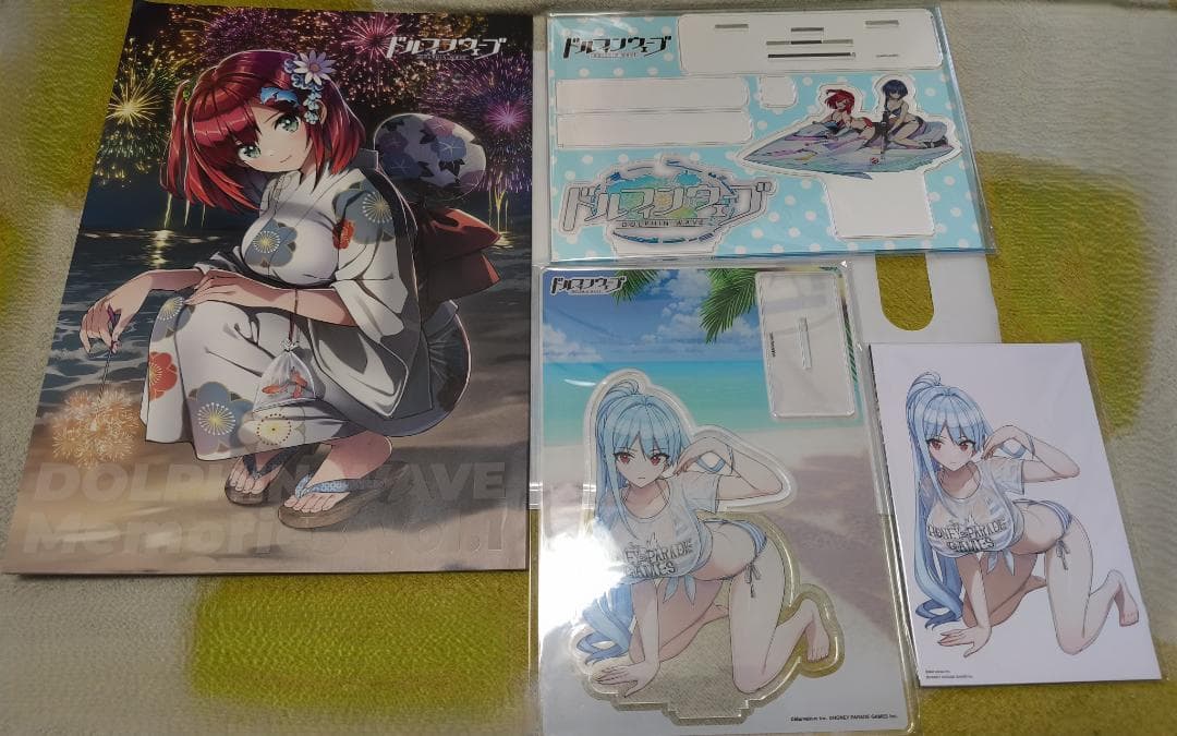 ドルフィンウェーブ C102コミケセット＋氷織BIGアクリルスタンド