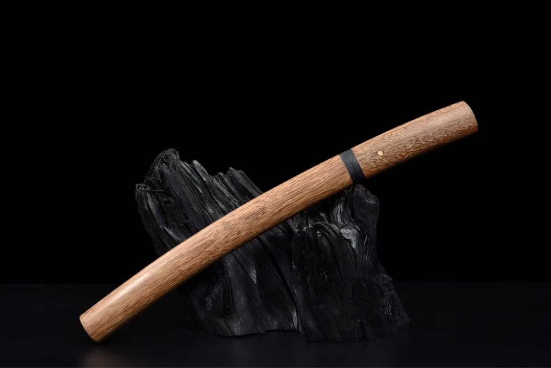 花梨木製小烏丸刀装具 模擬刀 日本刀 模造刀 鑑賞用 武具