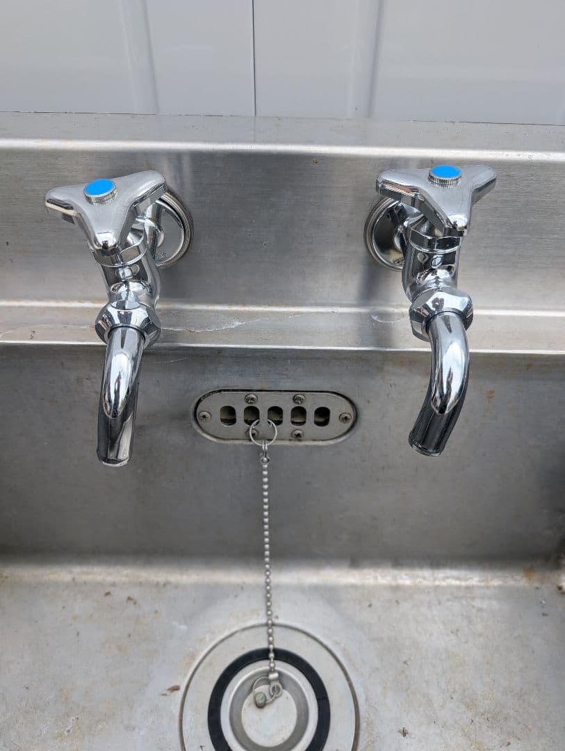 業務用ステンレスシンク 2水栓[MARUZEN]