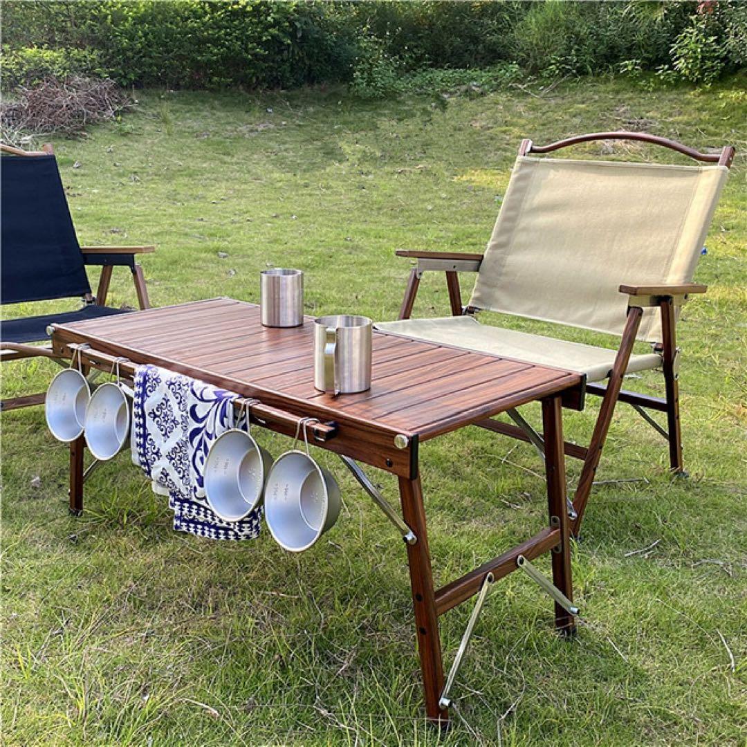 ONWAY SPORTSフォールディング アルミIGTテーブルOW-8242 茶