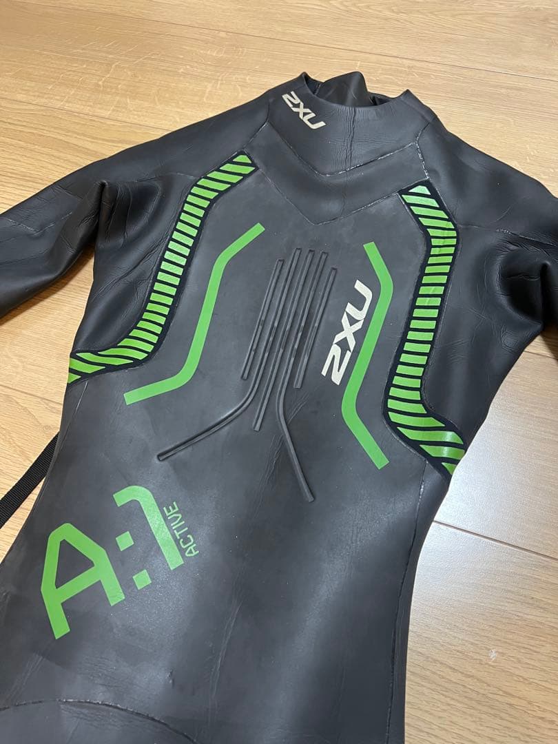 2XU A:1 ACTIVE フルスーツ ブラック/グリーン