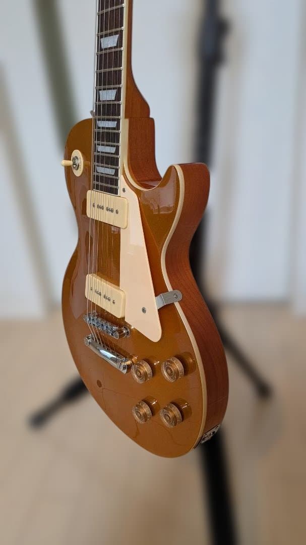 【本日17時まで】Bacchus レスポール ゴールドトップ P-90 美品