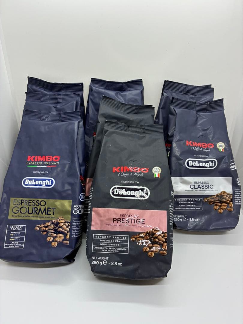 デロンギ エスプレッソ用コーヒー豆 KIMBO 8袋セット