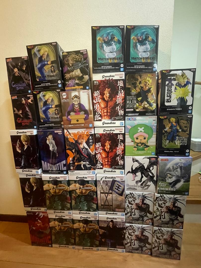 最新　人気　ジャンプ系　プライズ　フィギュア　31点　まとめ　刃牙　ナルト　他