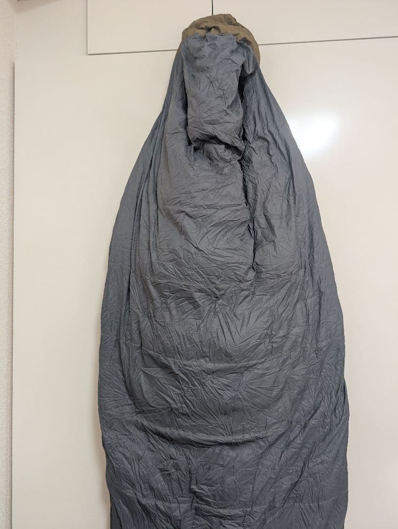 NANGA ダウンシュラフ オリーブグリーン/グレー