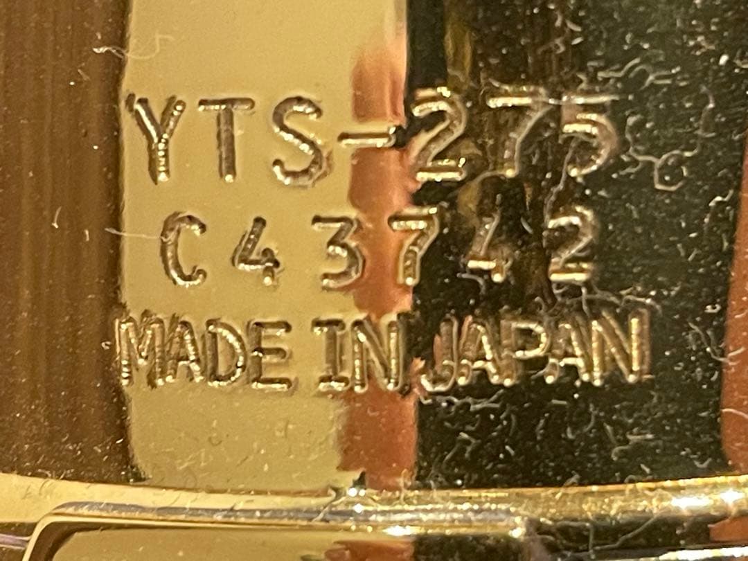 YAMAHA YTS-275 サックス ゴールド　備品付セット