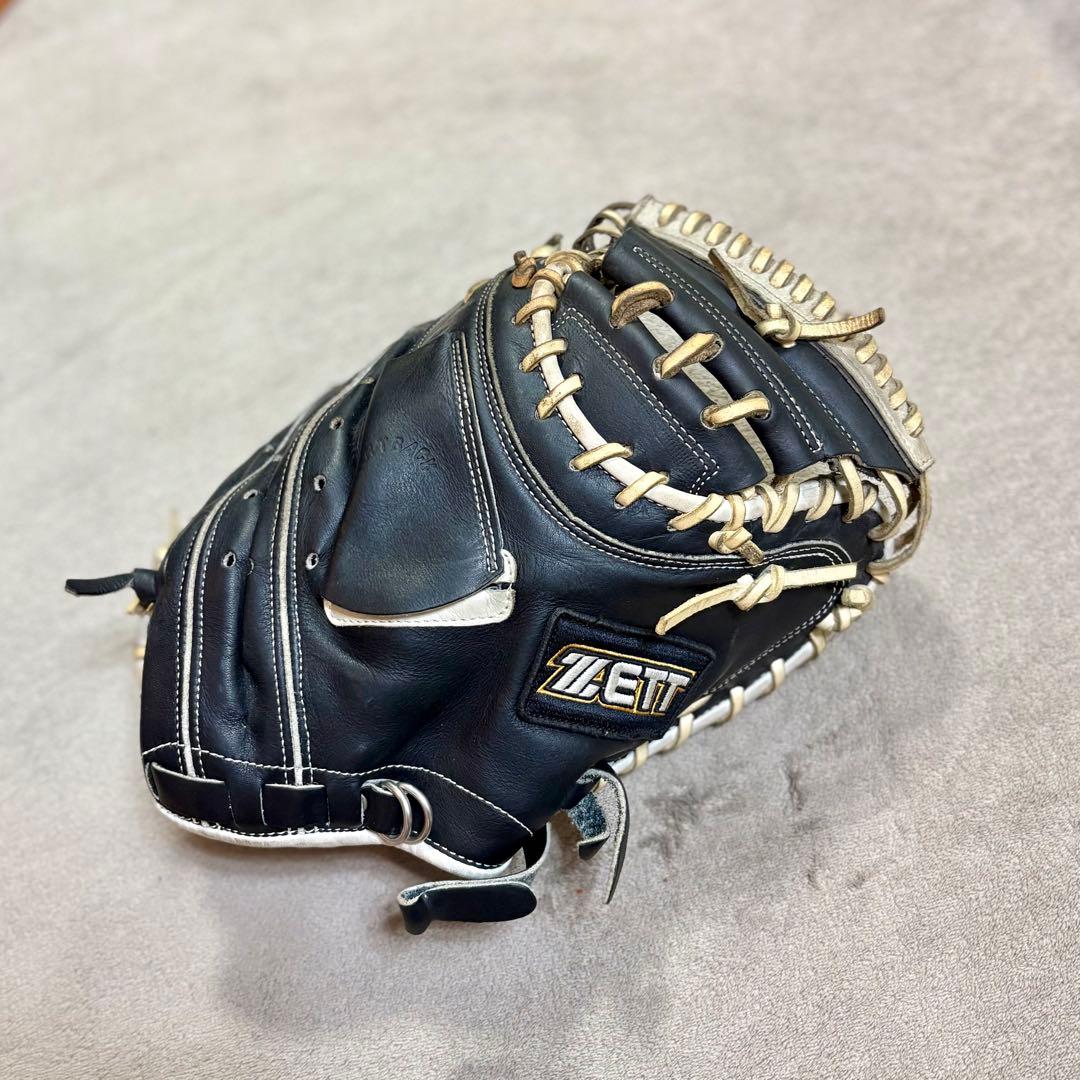 【日本製】里崎モデル 貴重 キャッチャーミット 軟式 捕手 野球 一般