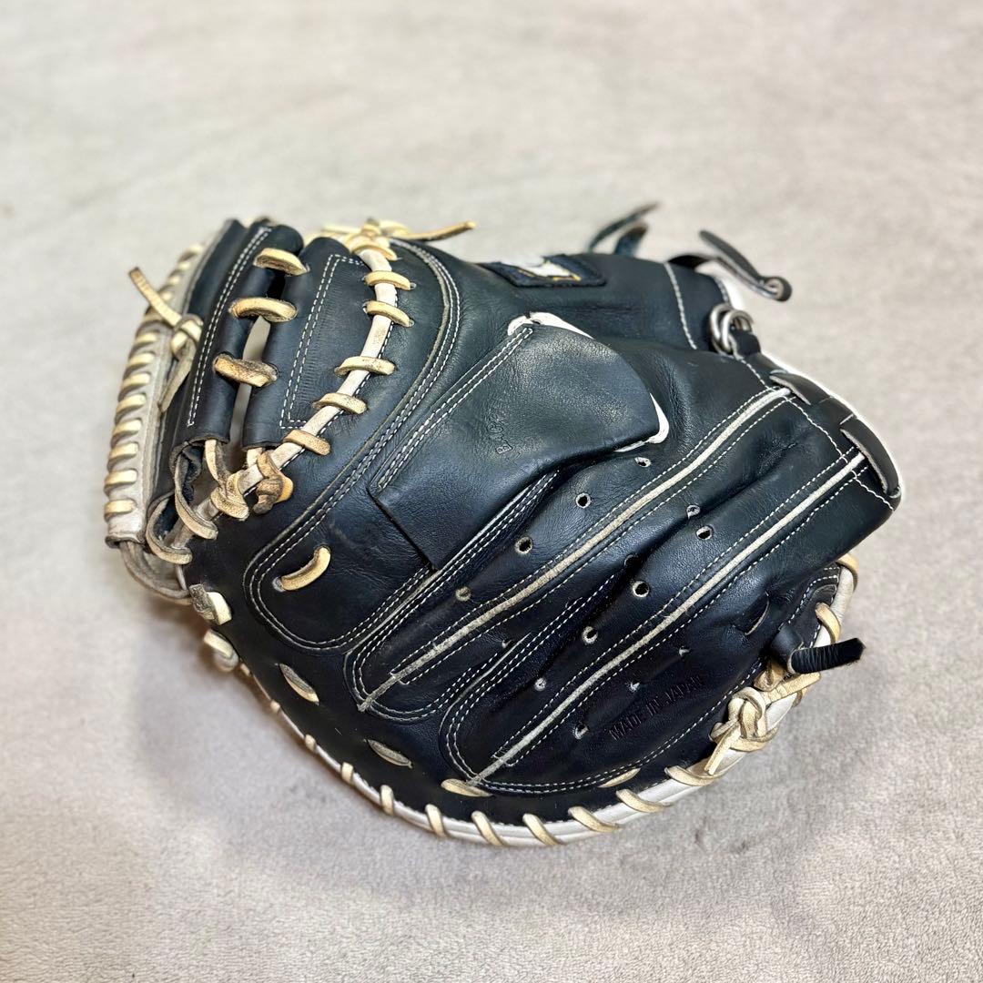 【日本製】里崎モデル 貴重 キャッチャーミット 軟式 捕手 野球 一般