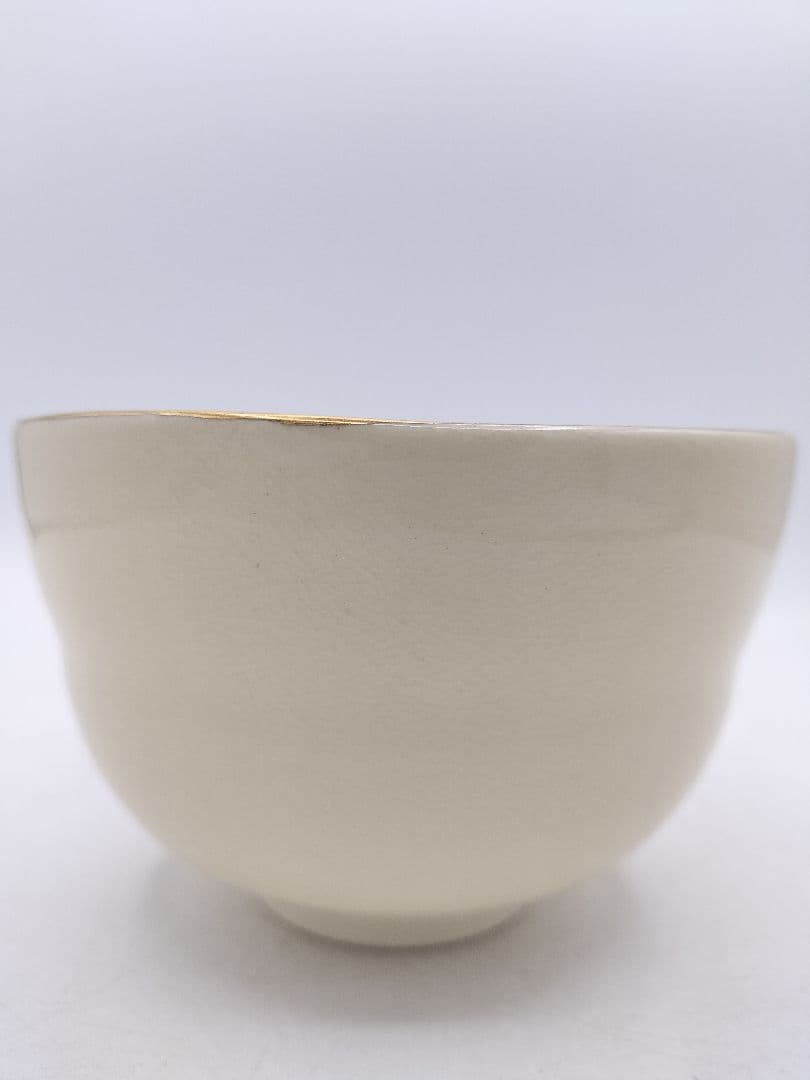 c869【新品・未使用】茶碗 色絵 枝垂桜 中村能久 木箱 茶道具