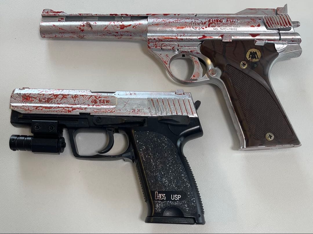 モデルガン 血のり仕様 2点