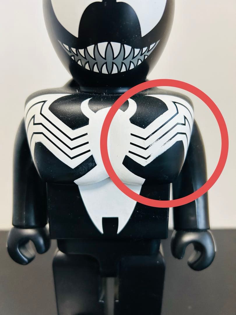 ヴェノム　キューブリック　400%フィギュアメディコムトイ　スパイダーマン　悪役