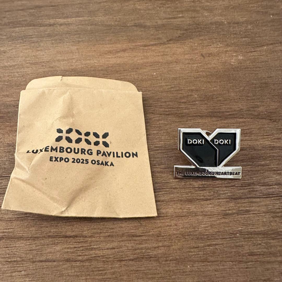 【非売品】大阪関西万博　外国館　ルクセンブルク館　ピンバッジ　シルバー