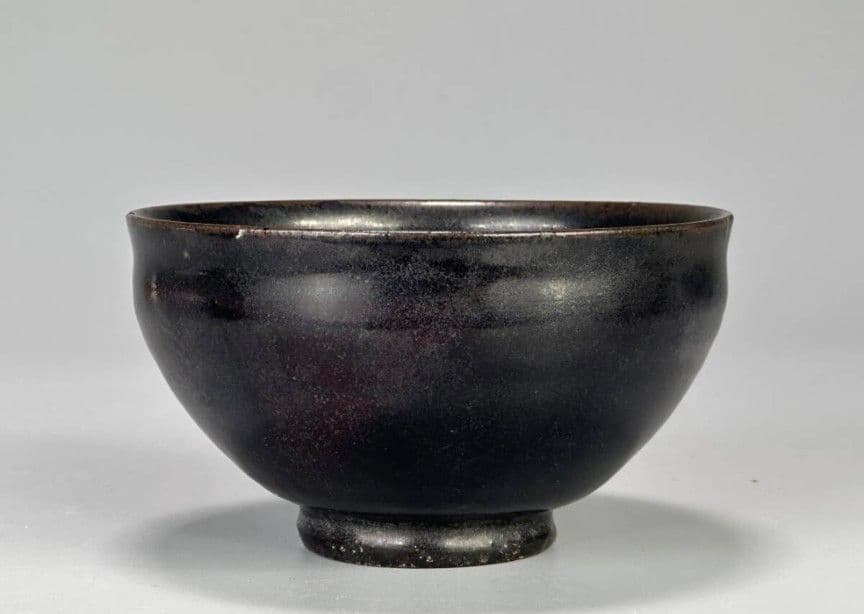 高麗～李朝時代　黒高麗　茶道具　黒釉茶碗　抹茶碗　朝鮮古陶磁