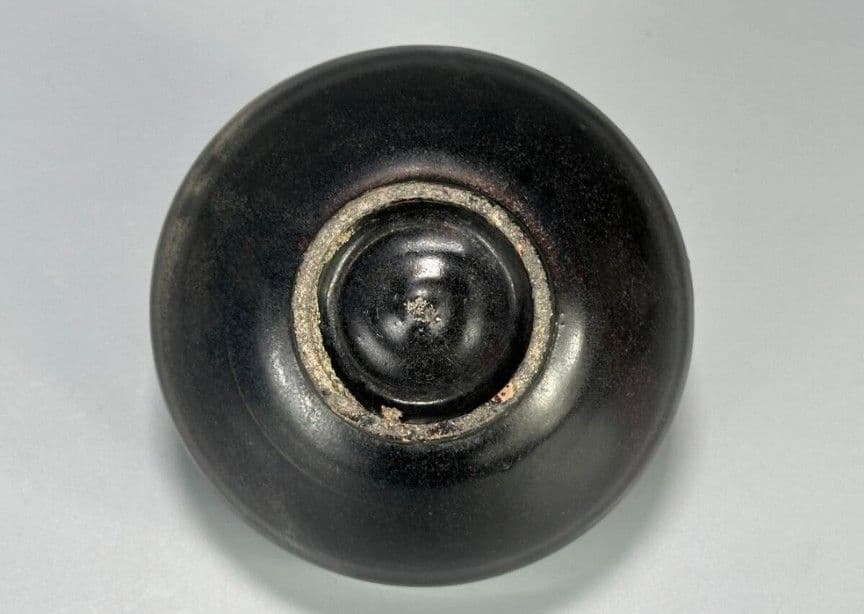 高麗～李朝時代　黒高麗　茶道具　黒釉茶碗　抹茶碗　朝鮮古陶磁