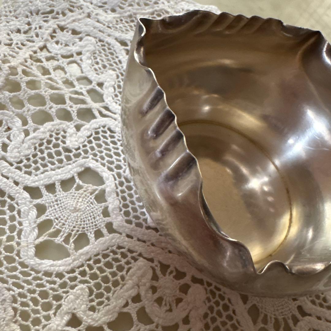 フランス　アンティーク　ヴィンテージ　シルバープレート　小物入れ