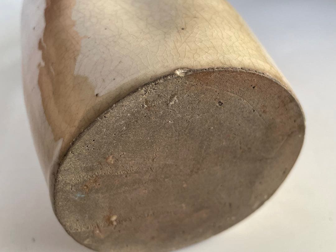 骨董　アンティーク　丹波焼　古丹波　白丹波　徳利　雨漏り　酒器　花瓶　民芸　民藝
