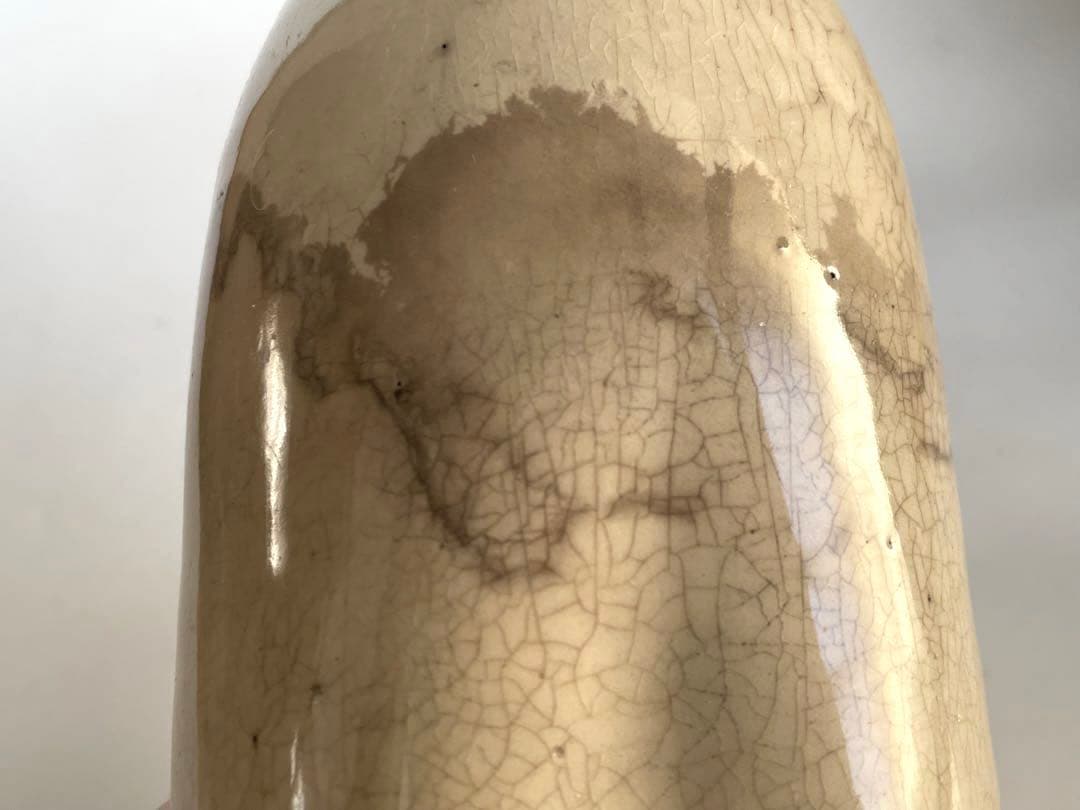 骨董　アンティーク　丹波焼　古丹波　白丹波　徳利　雨漏り　酒器　花瓶　民芸　民藝