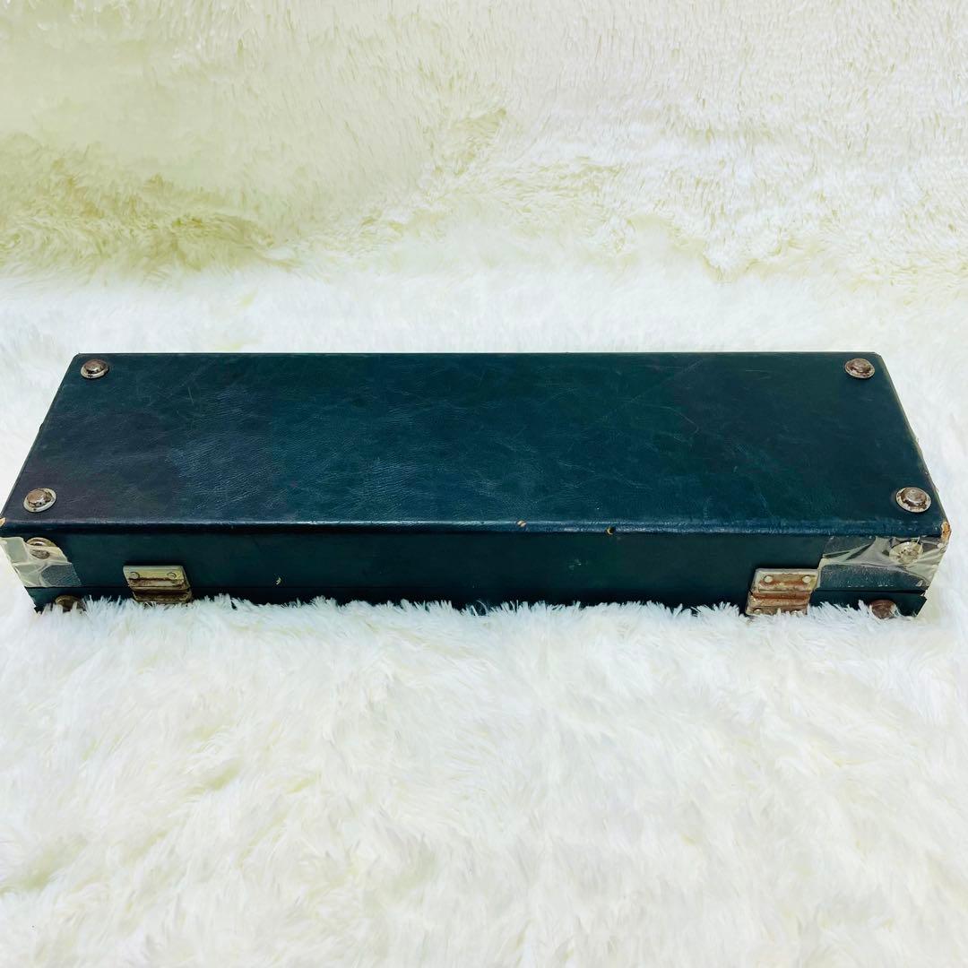 希少な美品　zen-on バスリコーダー　3本継ぎ　ゼンオン　　全音　ケース付き