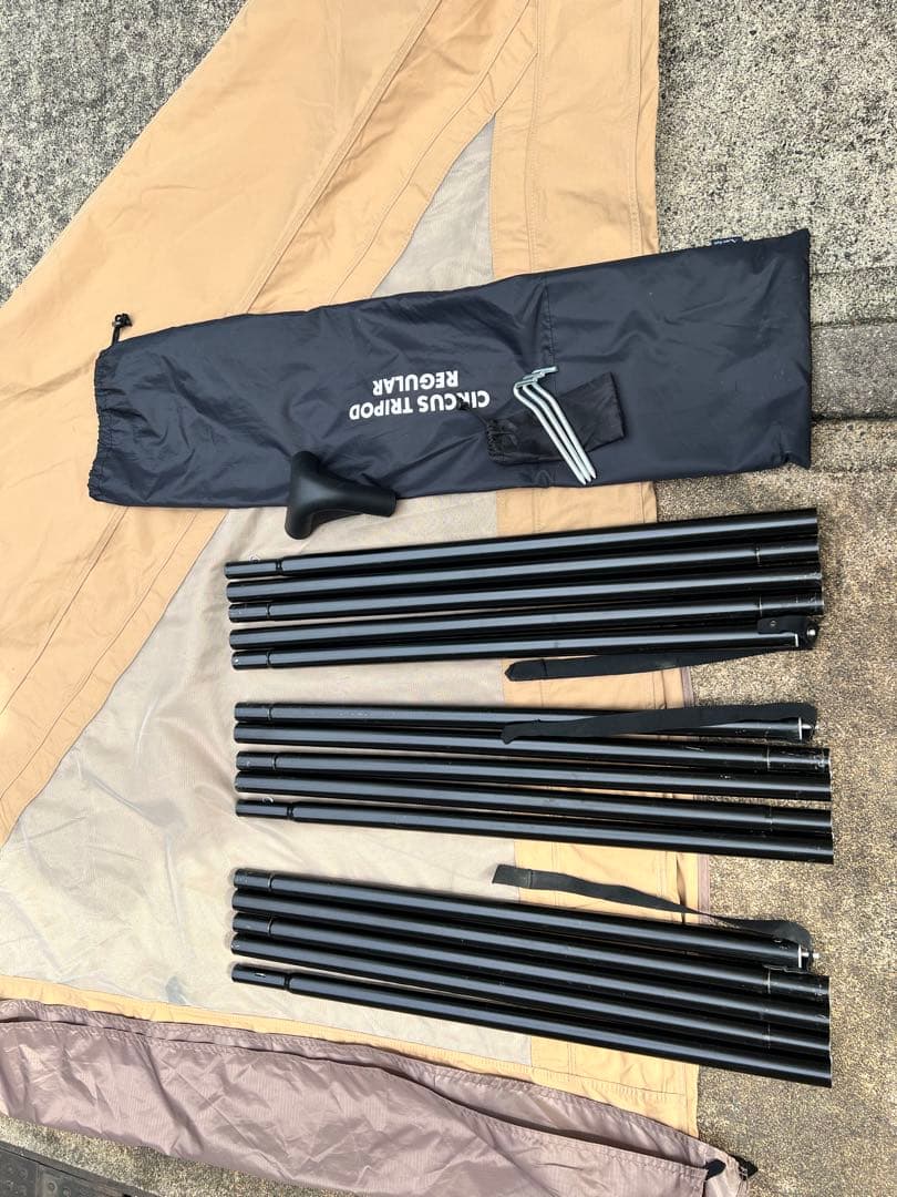 サーカスTC DX+ フロントフラップ、トリポット　3点セット