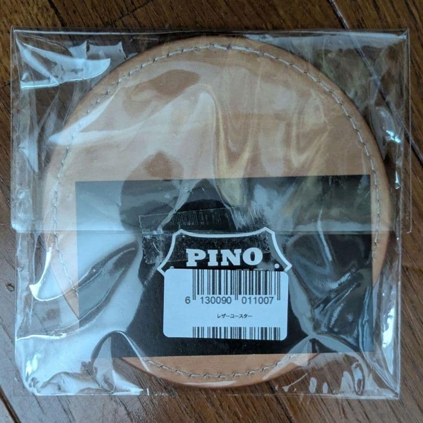 AIOT! ネイタルデザイン ピノワークス レザーコースター