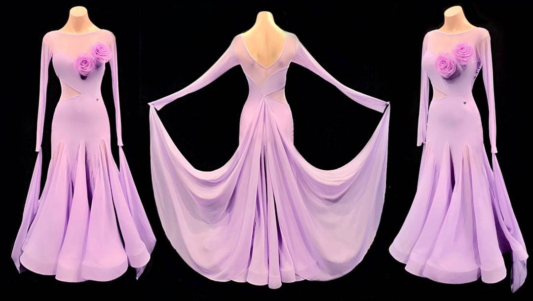 社交ダンス　ドレス　ワンピース