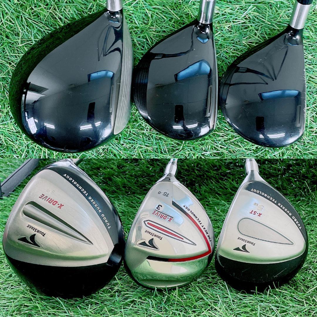 TOURSTAGE 13本 メンズ ゴルフクラブ セット 初心者　N2275