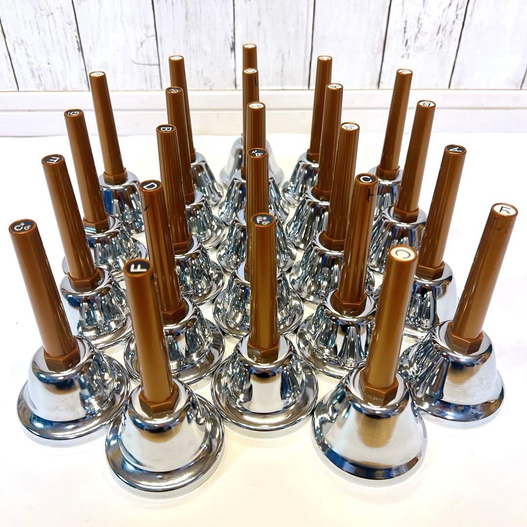 【美品】ZEN-ON 23音ハンドベル　ミュージックベル　ウチダ　全音　ゼンオン