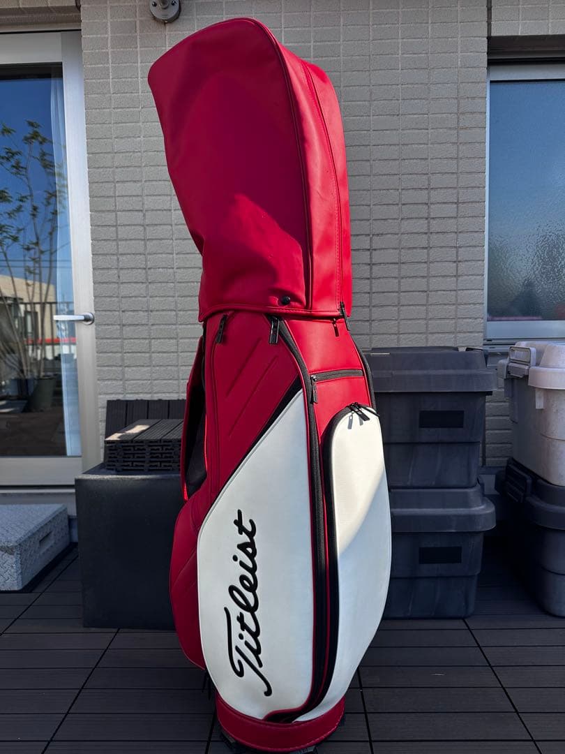 Titleist キャディバッグ レッド/ホワイト