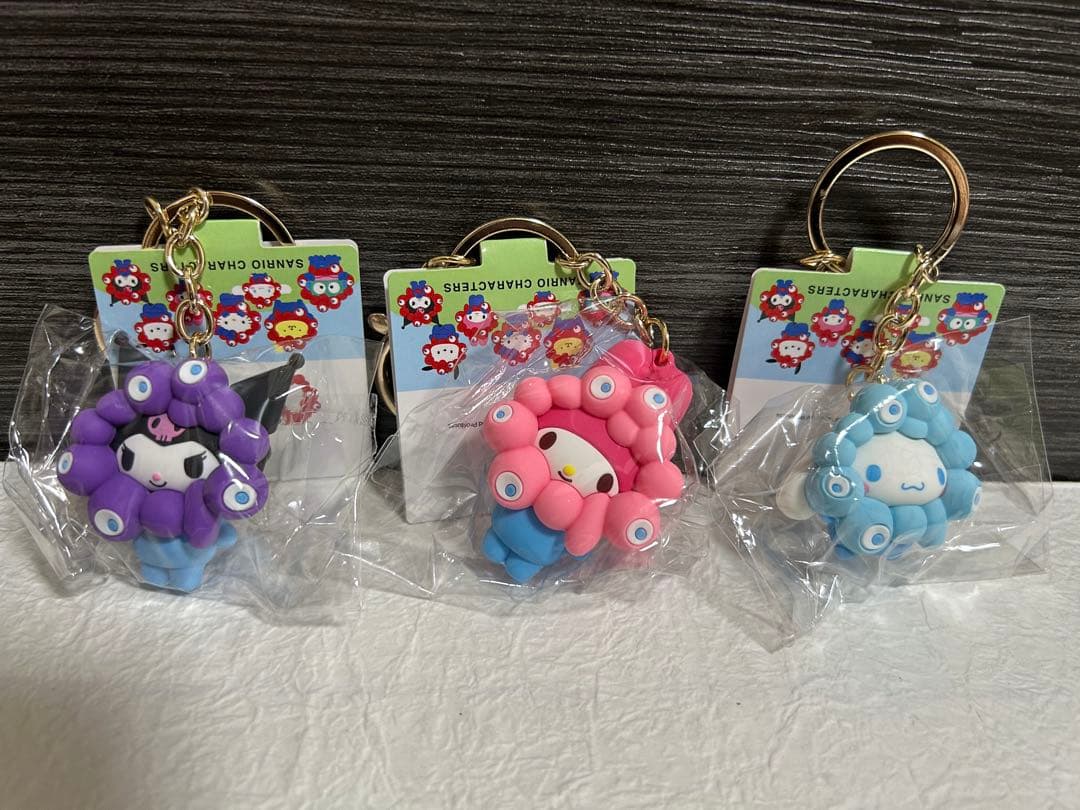 サンリオ　パステル　ミャクミャク　キーホルダー　コンプリート　7種