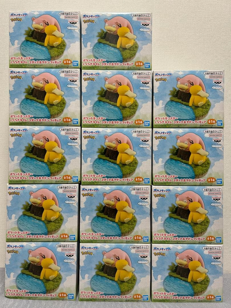 14個 ポケットモンスター くつろぎタイム コダック＆ヤドンフィギュア