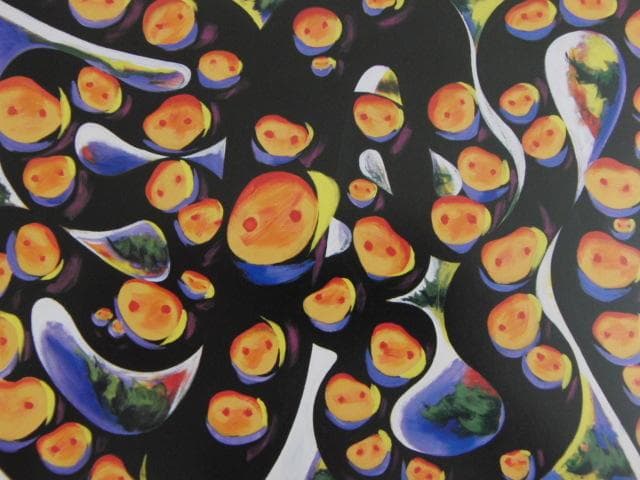 岡本太郎、【マラソン】、希少な大判額装用画集より、新品高級額装付、巨匠